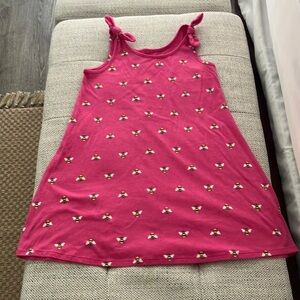 Cat & Jack pink bees kids girls dress Size S(6/6x)